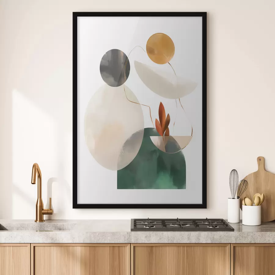 fotószőnyeg Geometrikus alakzatokból álló absztrakció f48963