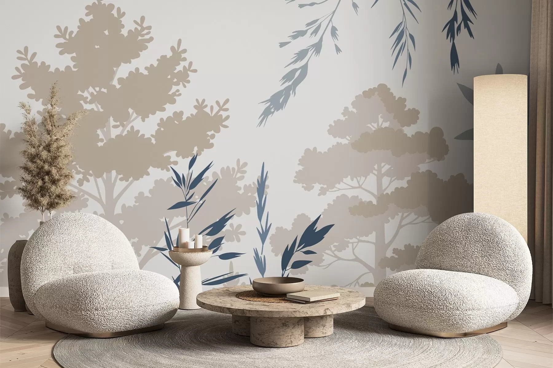 fotószőnyeg Fák és fűfélék w05551