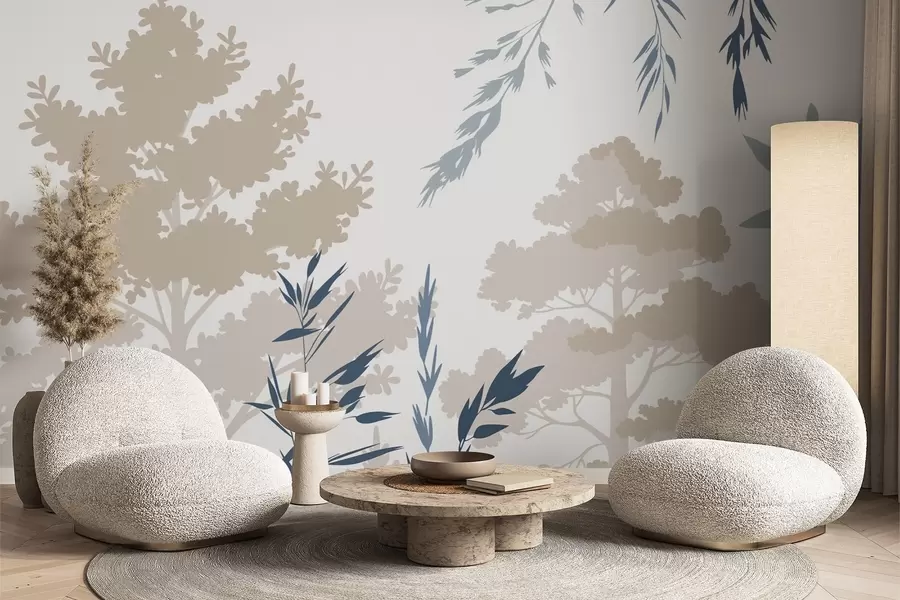 fotószőnyeg Fák és fűfélék w05551