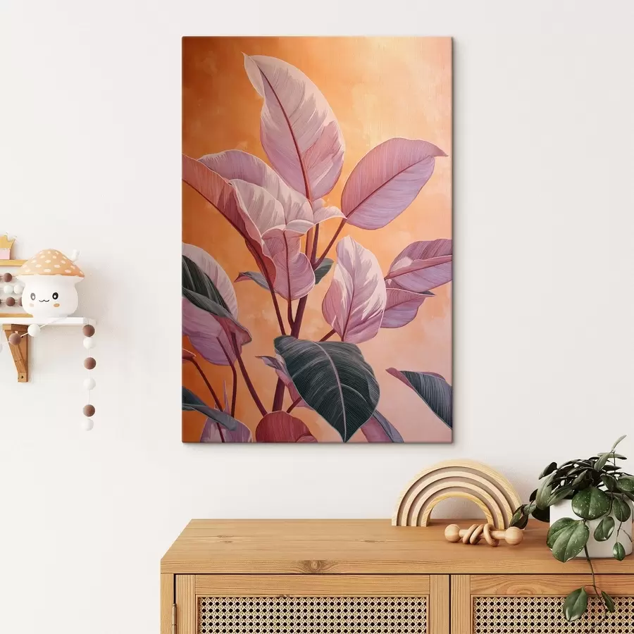 fotótapéta Trópusi levelű növény s49009