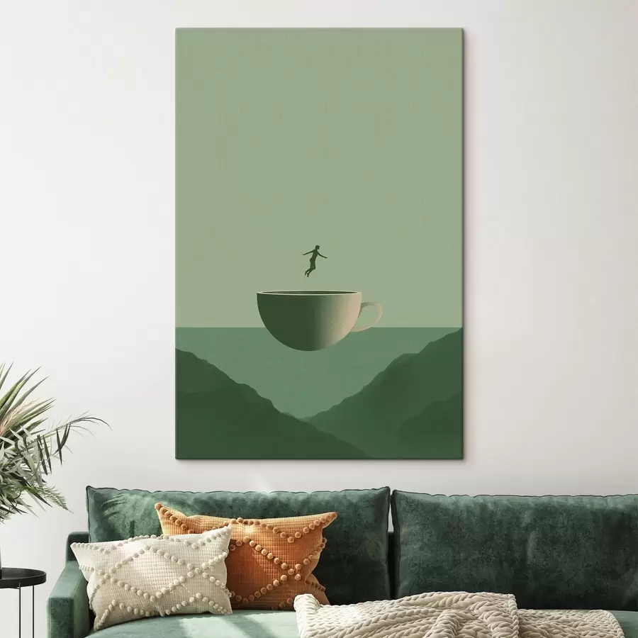 fotótapéta Kupa a hegyek felett s49028