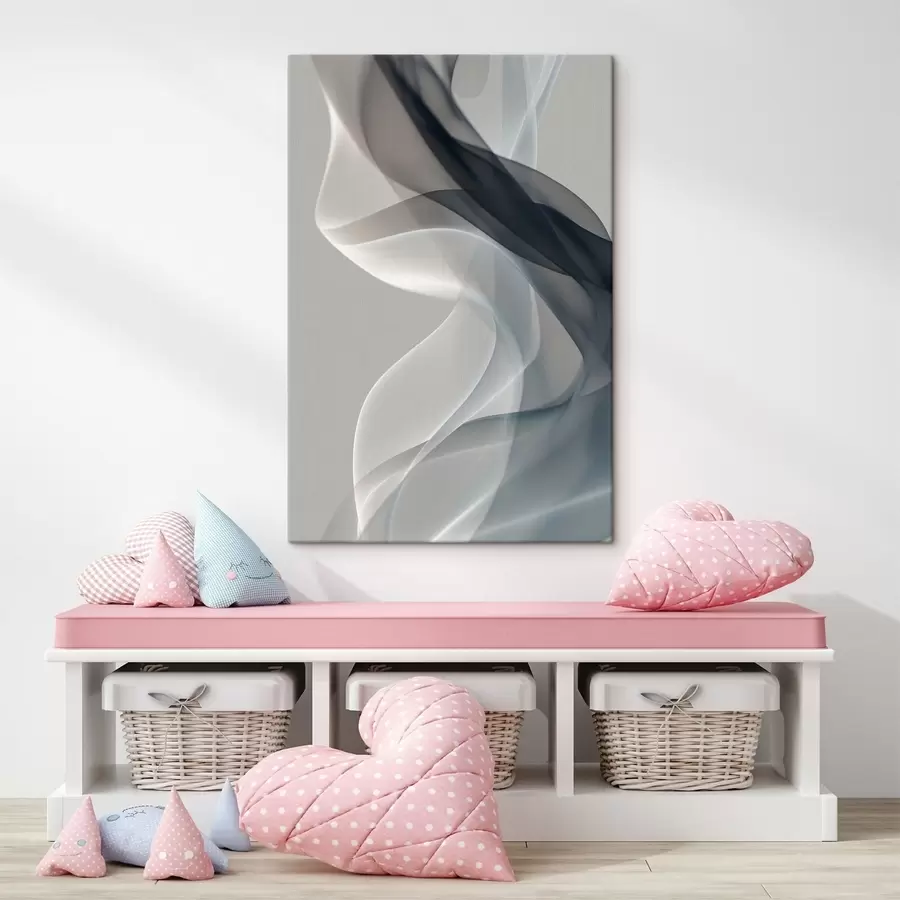 fotótapéta Halvány füst – absztrakt s49036