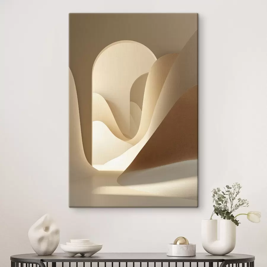 fotószőnyeg Absztrakt íves táj s49043