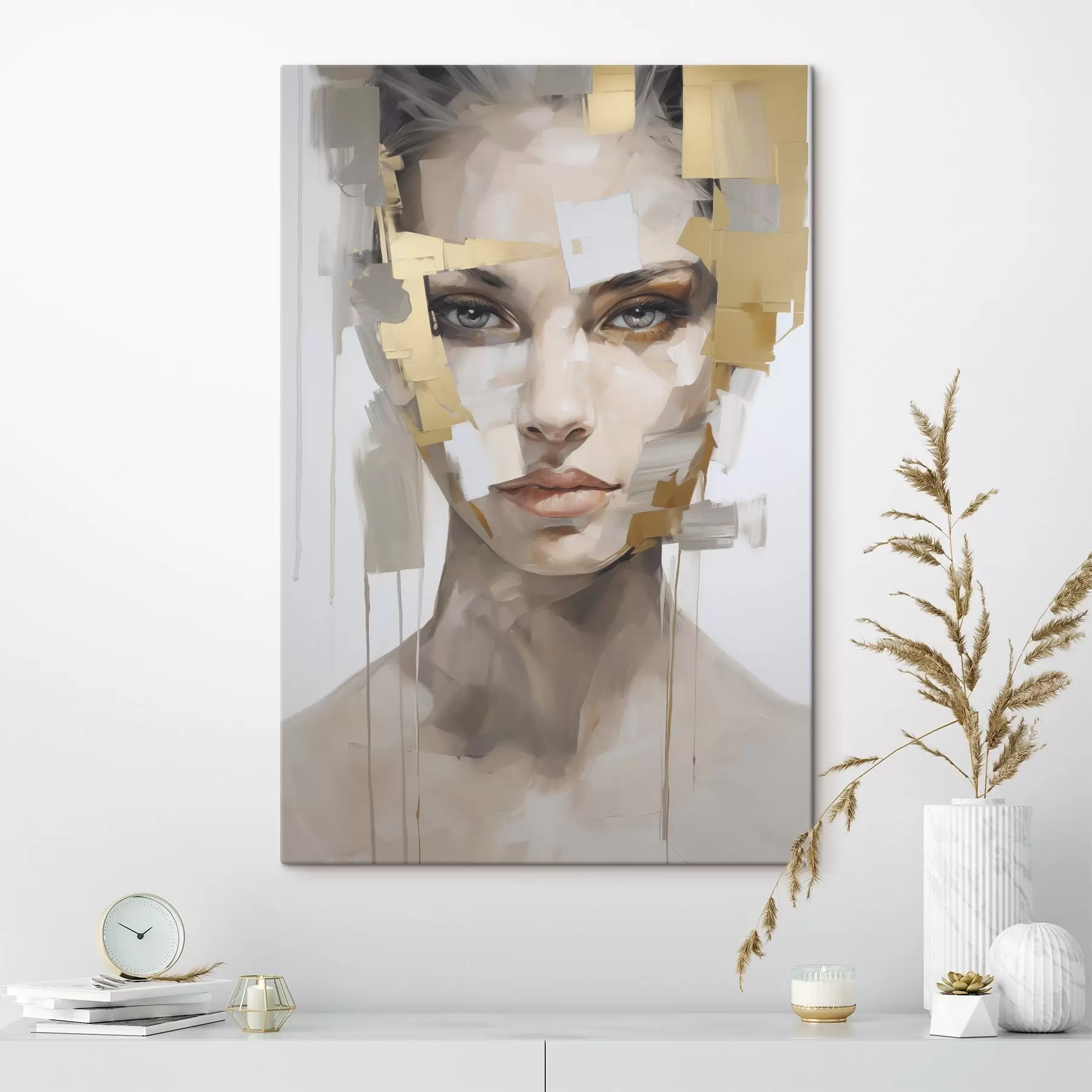fotótapéta Modern absztrakt portré s49046