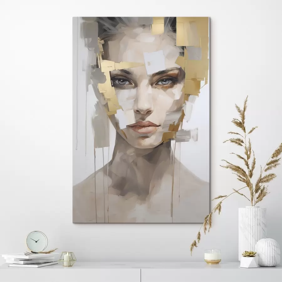 fotótapéta Modern absztrakt portré s49046