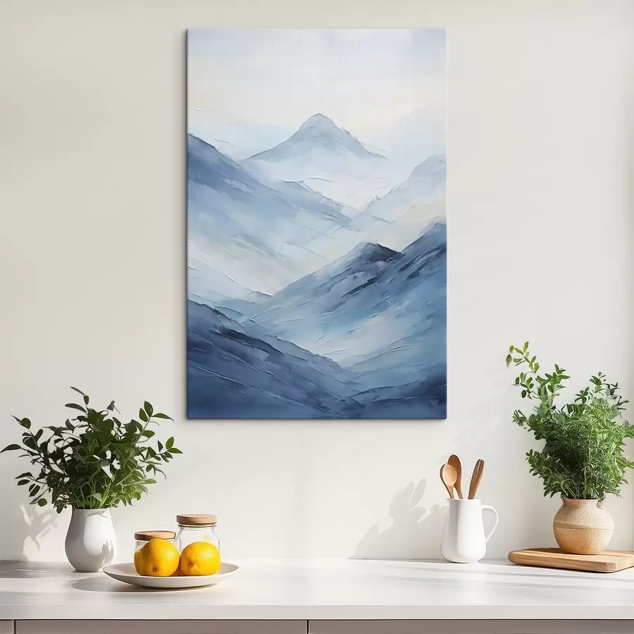 fotótapéta Hegyek utánzat festmény s49070