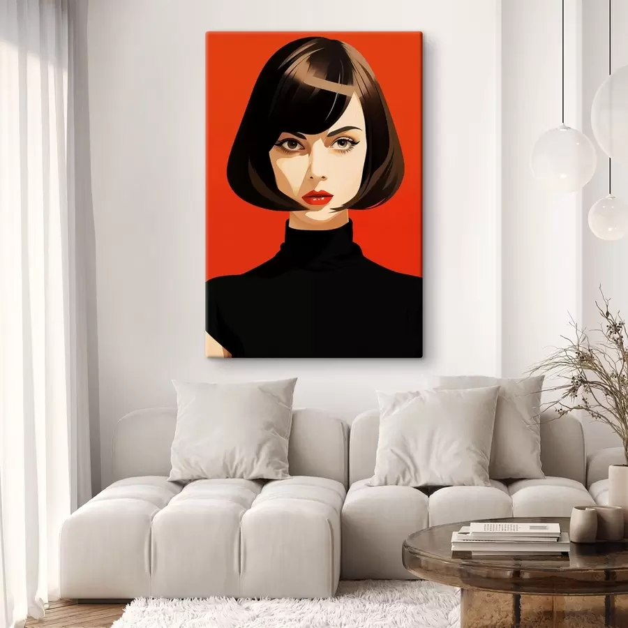 fotótapéta Rövid hajú portré s49303