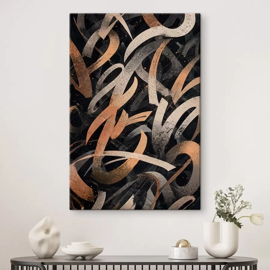 fotótapéta Modern kalligráfia graffiti stílusban s49246