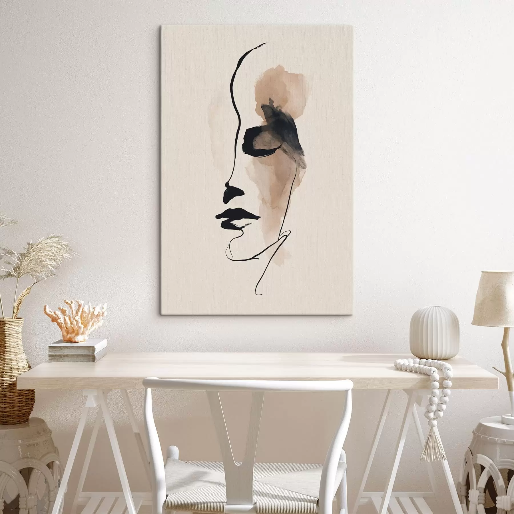 fotótapéta Minimalista, absztrakt arc s49347