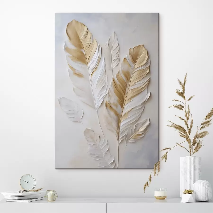 fotótapéta Stilizált tollak – sík kép s49387