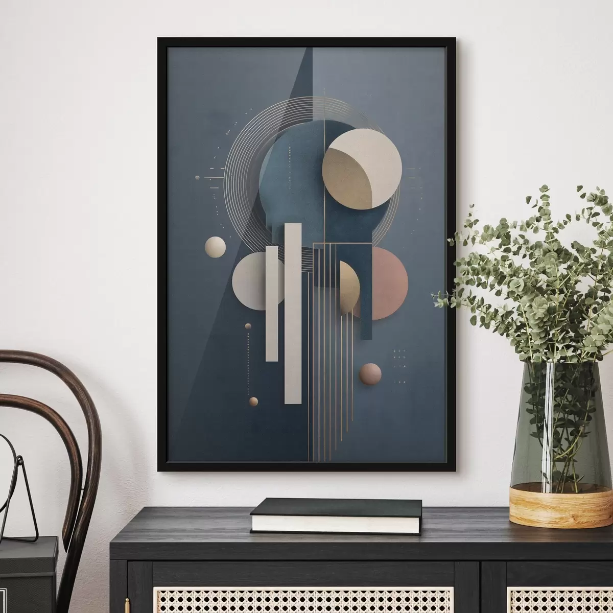 Plakát a sziklán Absztrakt geometria f49430