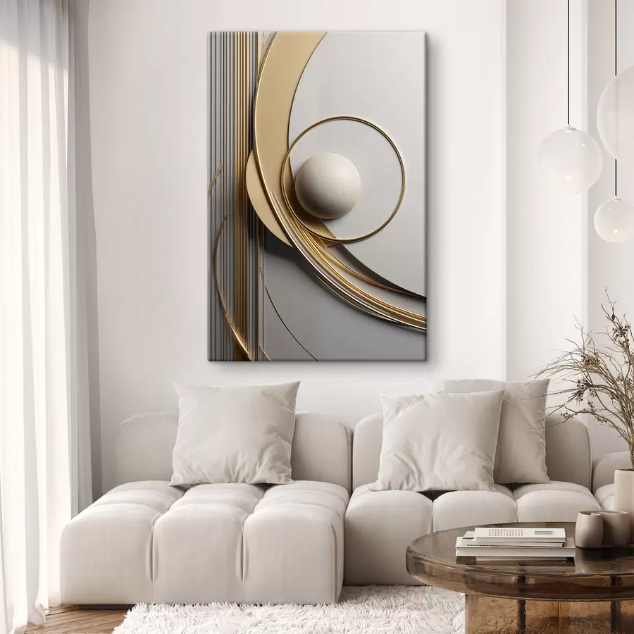 fotótapéta Absztrakt geometrikus kompozíció, texturált, modern, minimalista művészet s49498