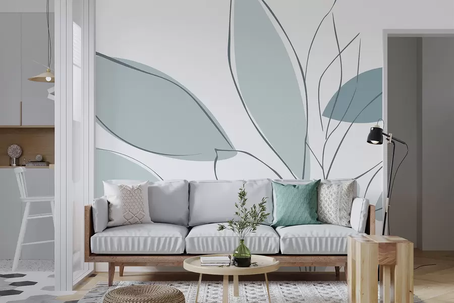fotószőnyeg Absztrakt levelek w05710v1
