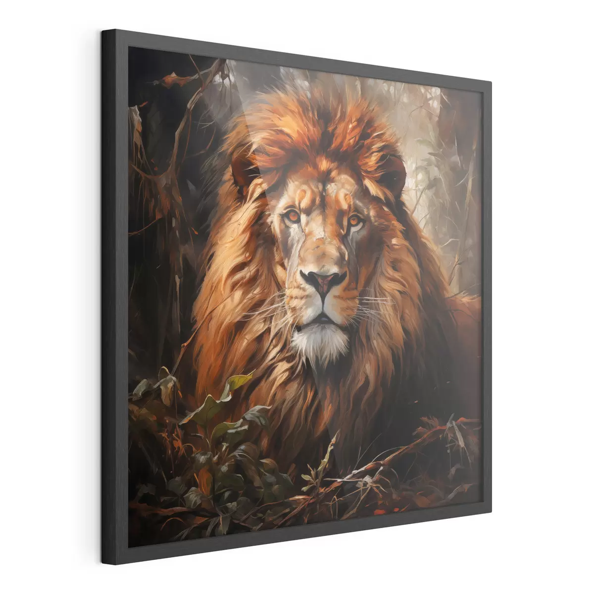 Plakát a sziklán Lion f49665
