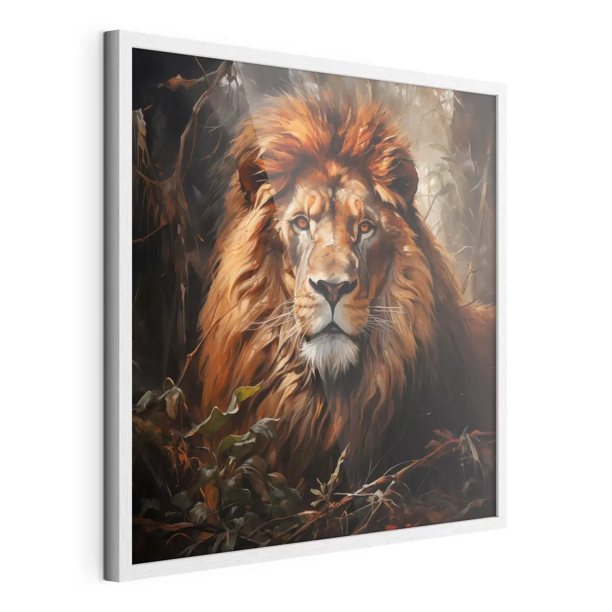 Plakát a sziklán Lion f49665