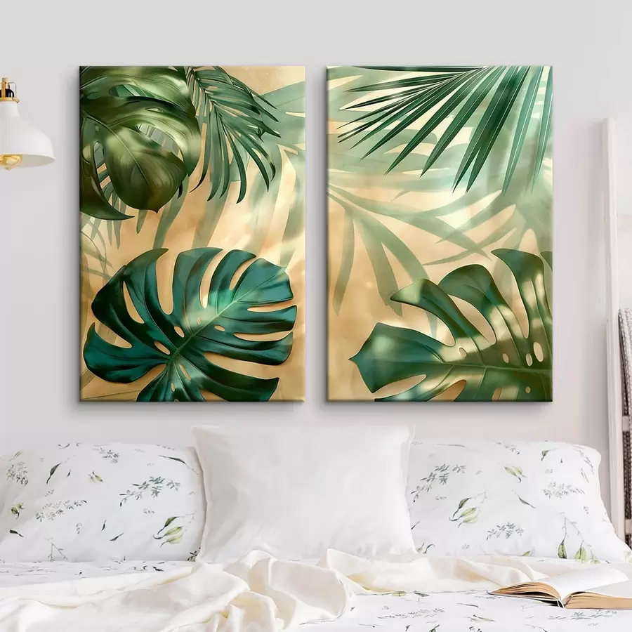 fotótapéta Trópusi monstera levelek m30609