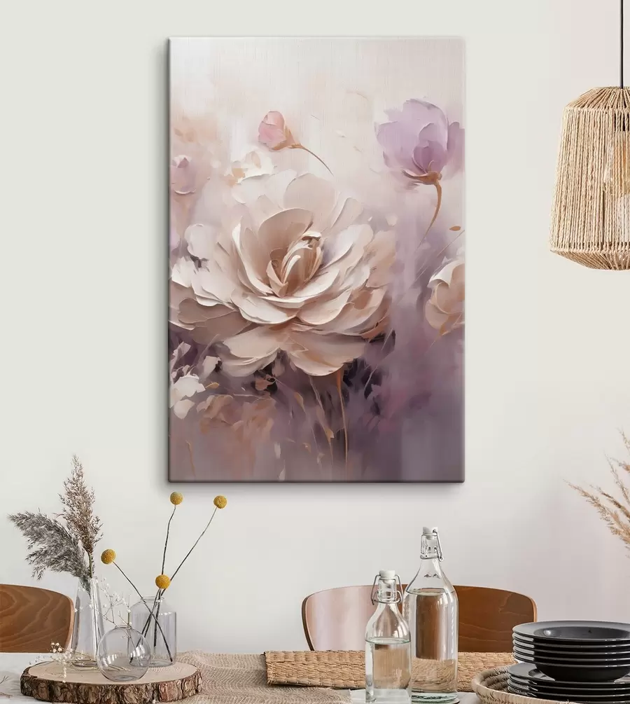 fotótapéta Krém rózsa s49735