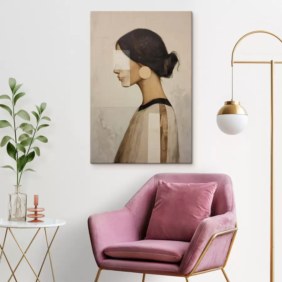 fotótapéta Női profil s49828