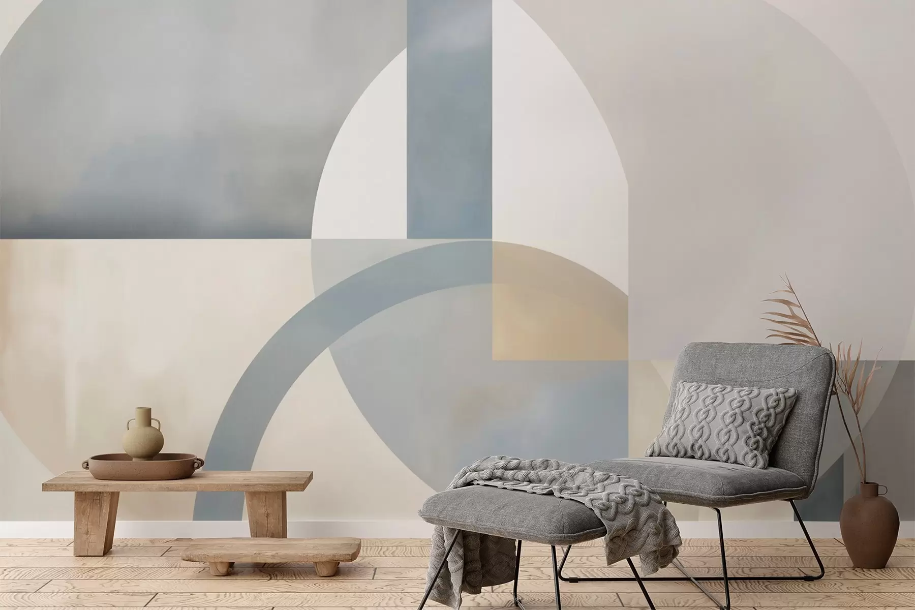 fotószőnyeg Geometrikus absztrakció textúrautánzással w05778