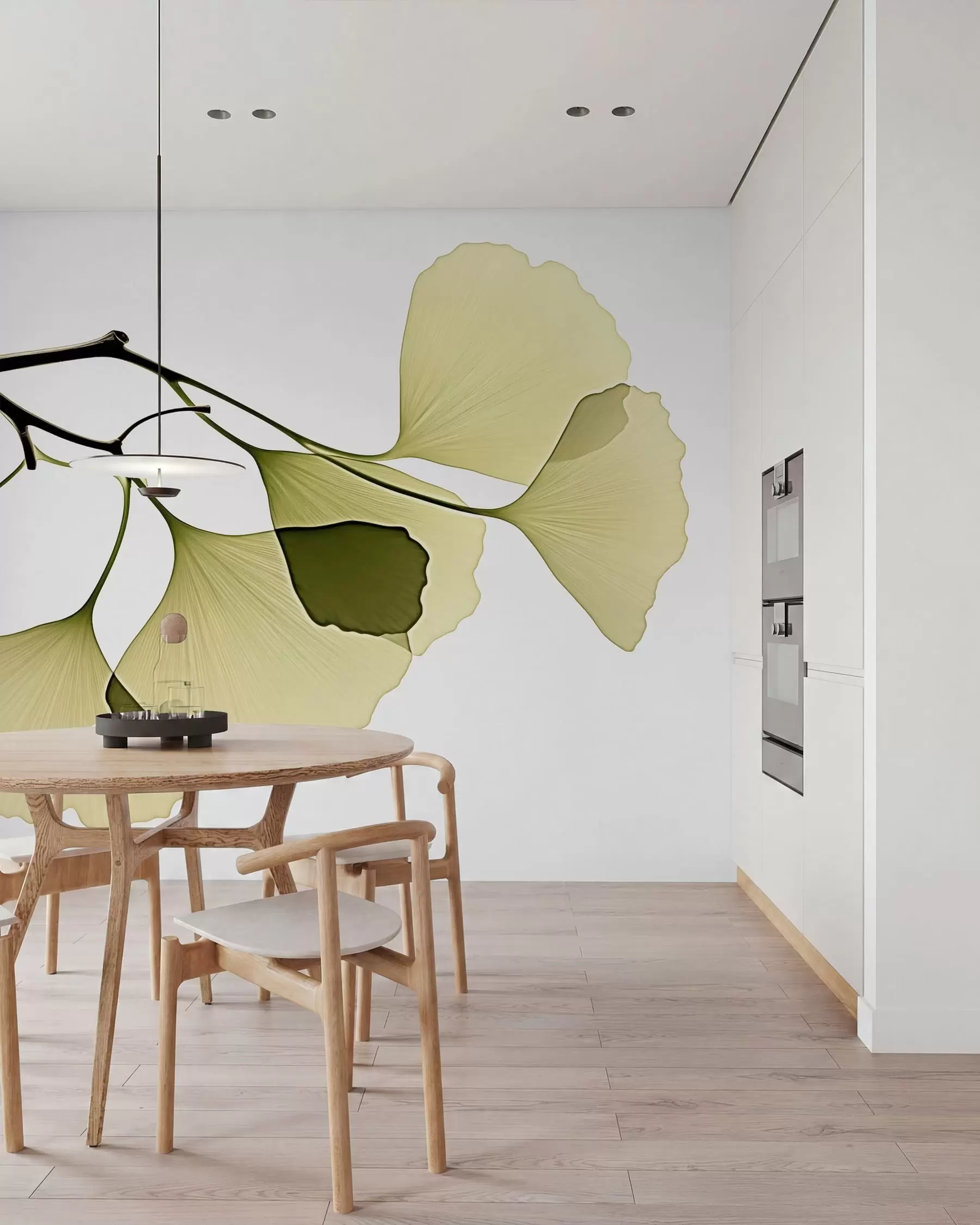 fotószőnyeg Ginkgo-levélraj w09968