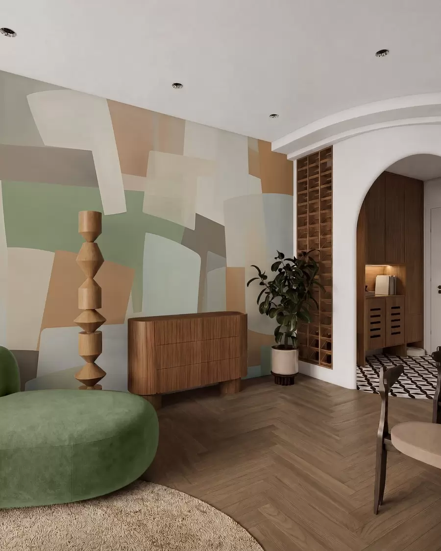 fotószőnyeg Geometriai absztrakció w05783