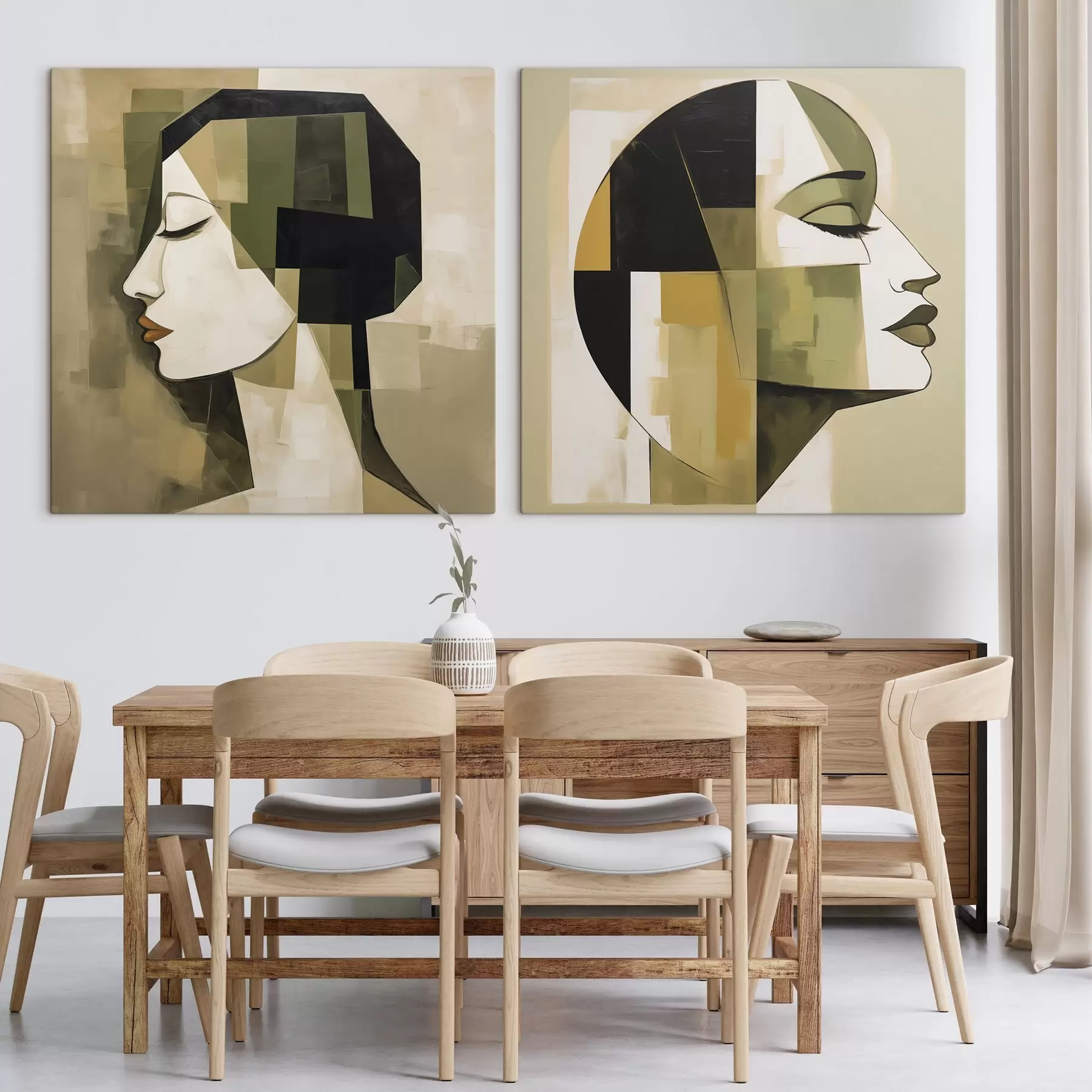 fotótapéta Modern absztrakt portré m30774