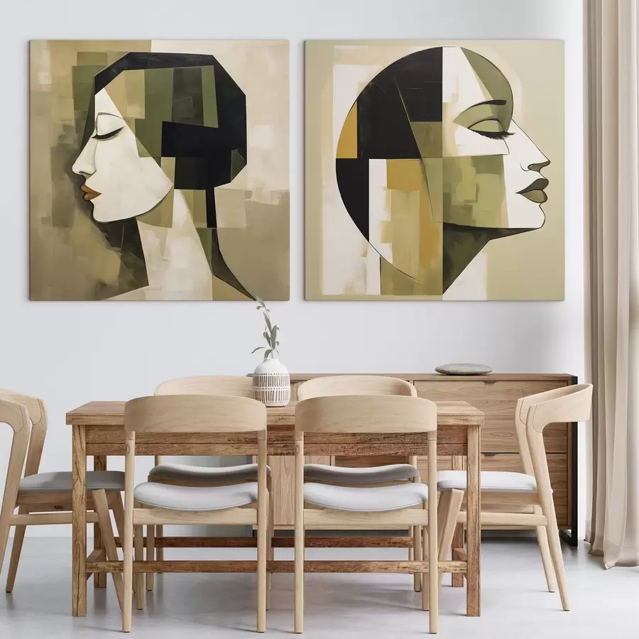 fotótapéta Modern absztrakt portré m30774