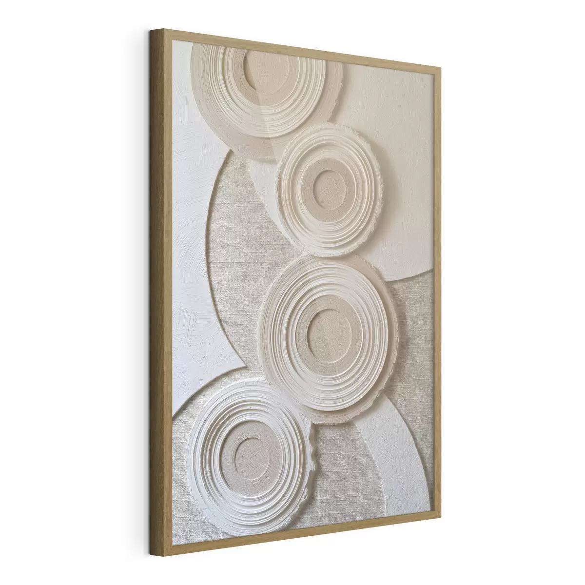 Plakát a sziklán Absztrakt kompozíció körökkel és dombornyomott hatással f49955