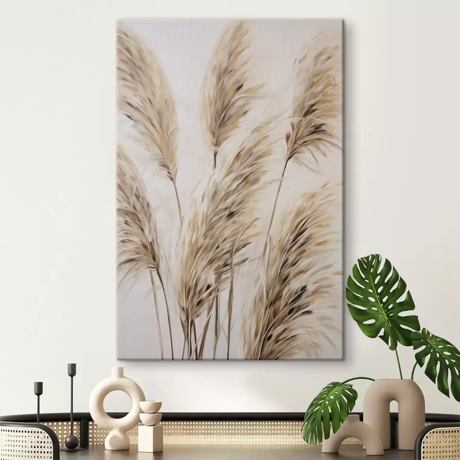 fotótapéta Pampas-ágak, festményutánzat s50268