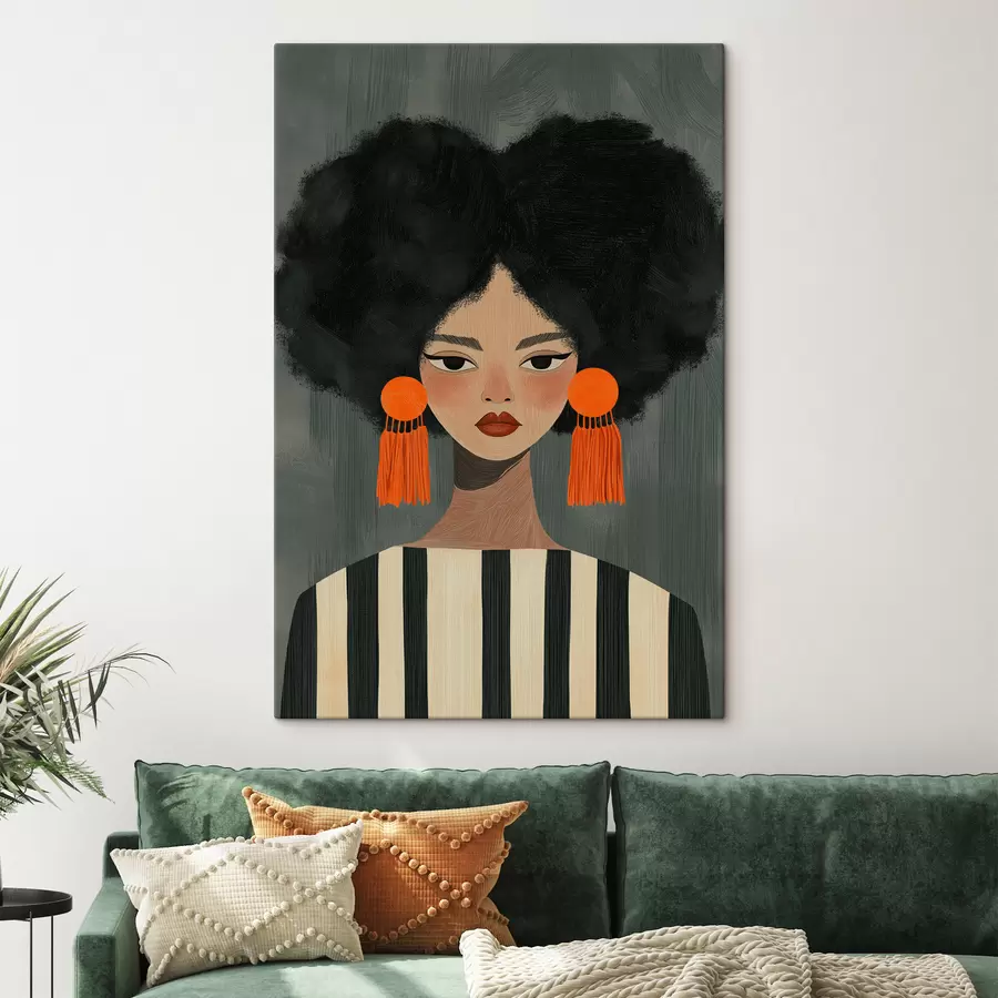 fotótapéta Afro lány s50337