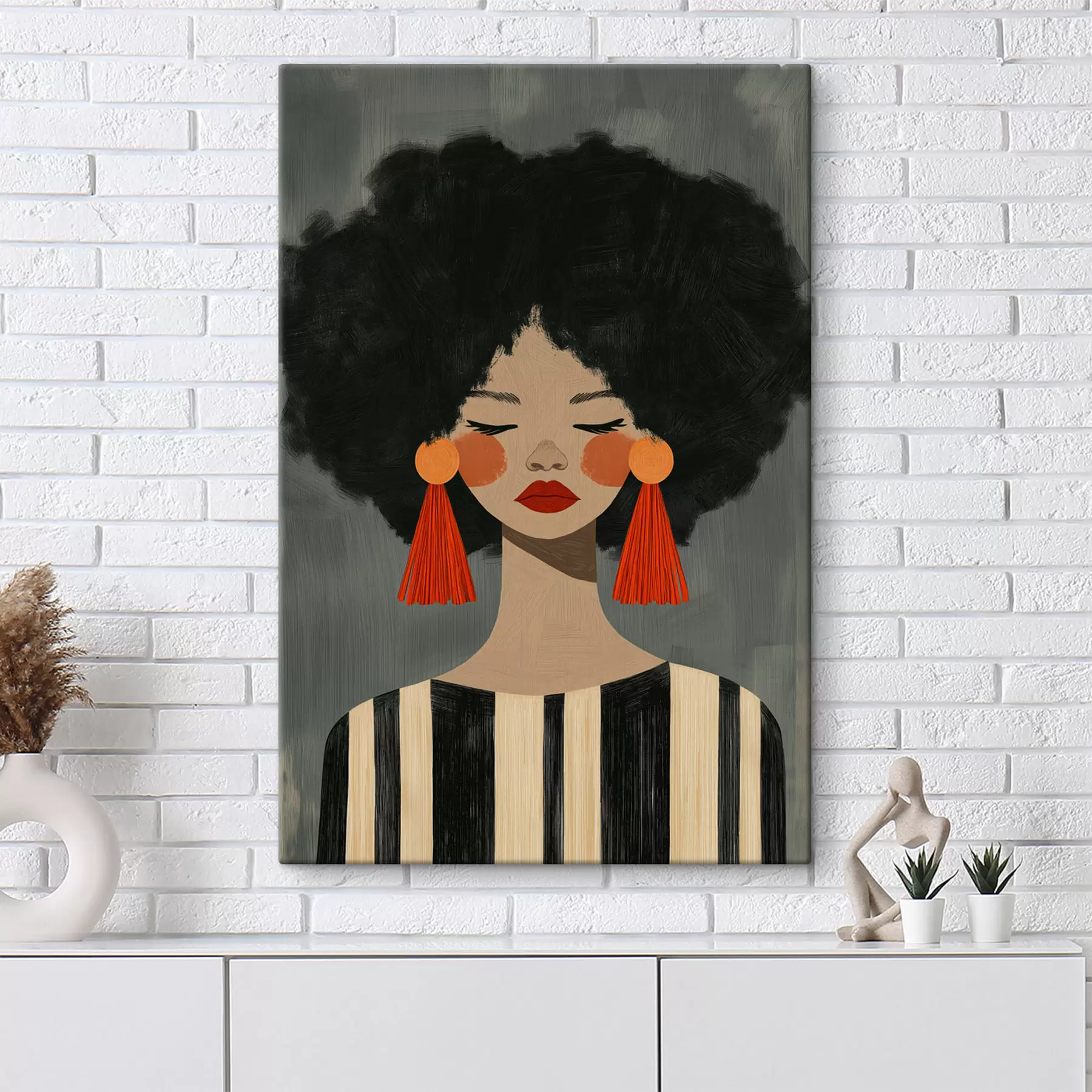 fotótapéta Afro lány s50338