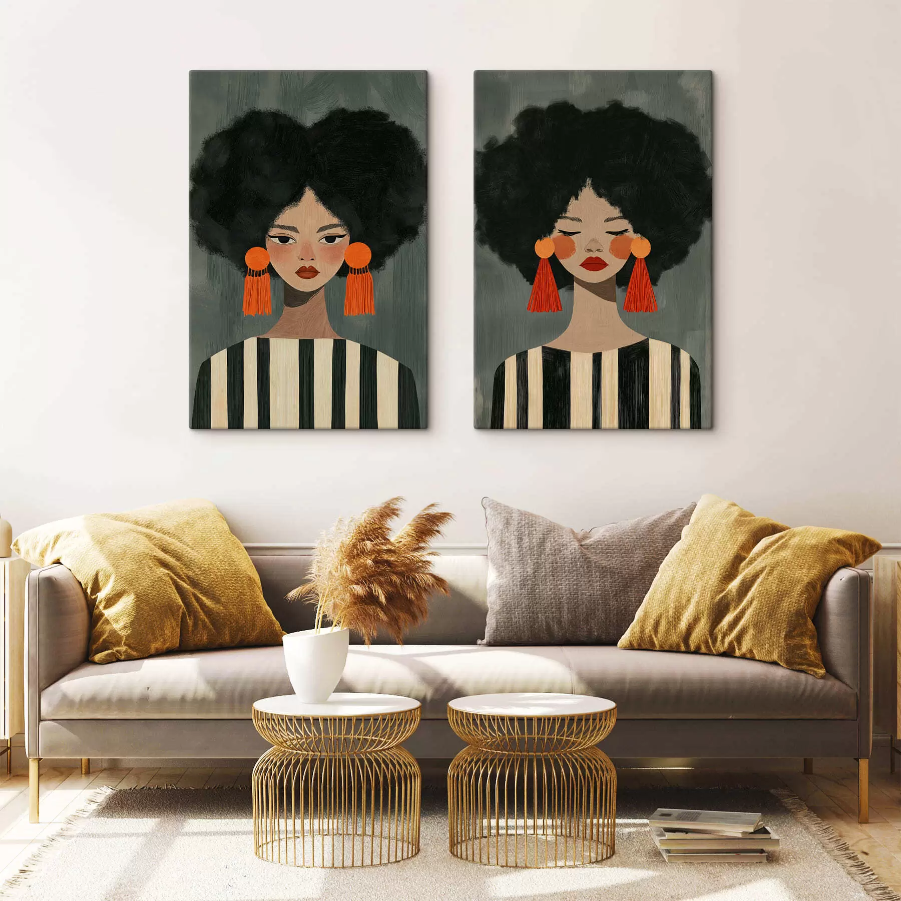 fotótapéta Afro lányok m30882