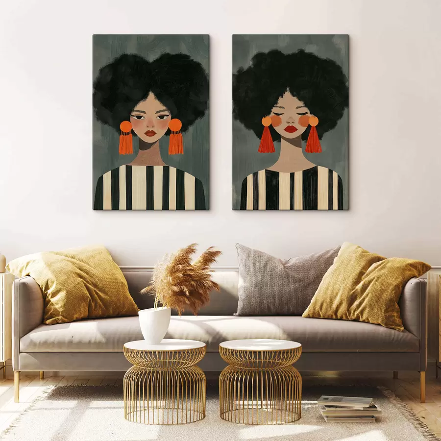 fotótapéta Afro lányok m30882