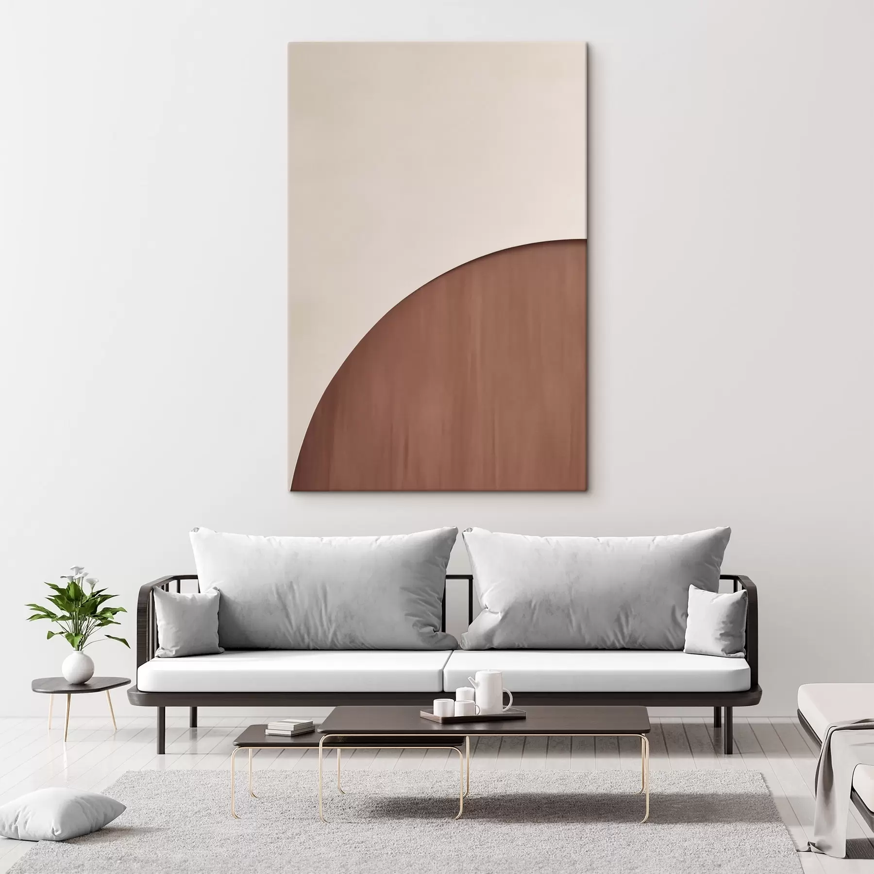 fotótapéta Terrakotta félkör s50397