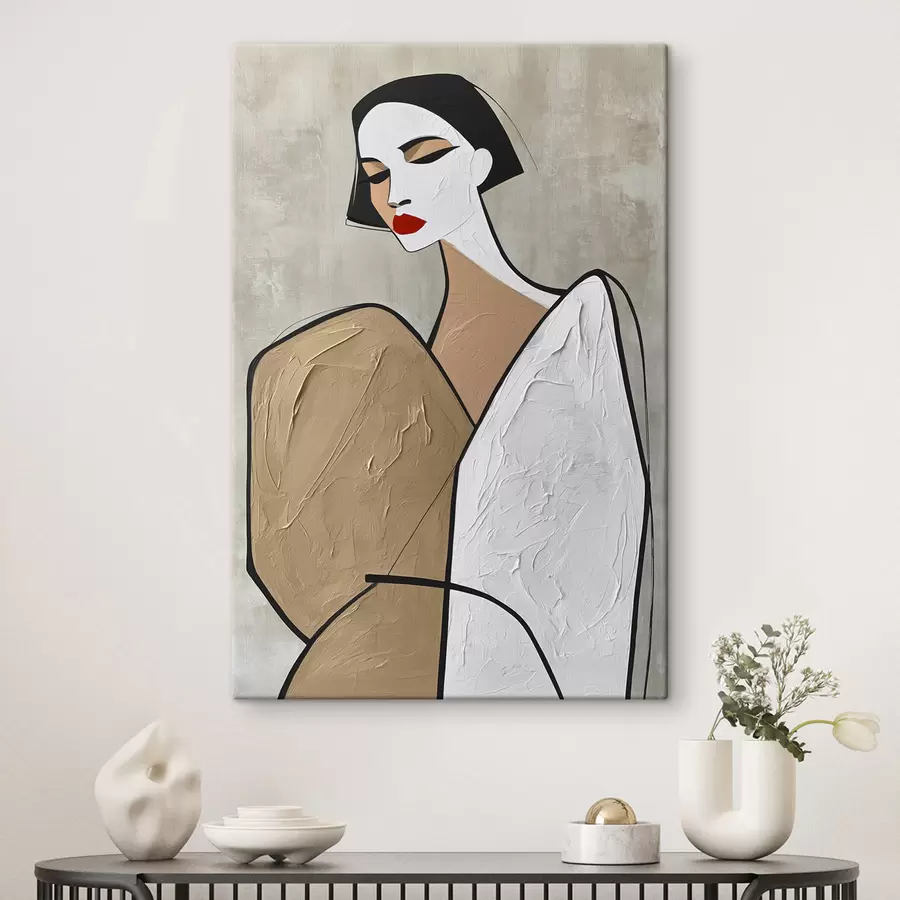 fotószőnyeg Egy modern nő portréja s50714