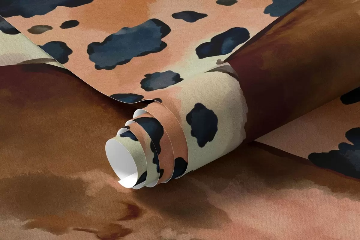 fotószőnyeg Leopárd trópusi levelek között a víz felett, halakkal w05954v1
