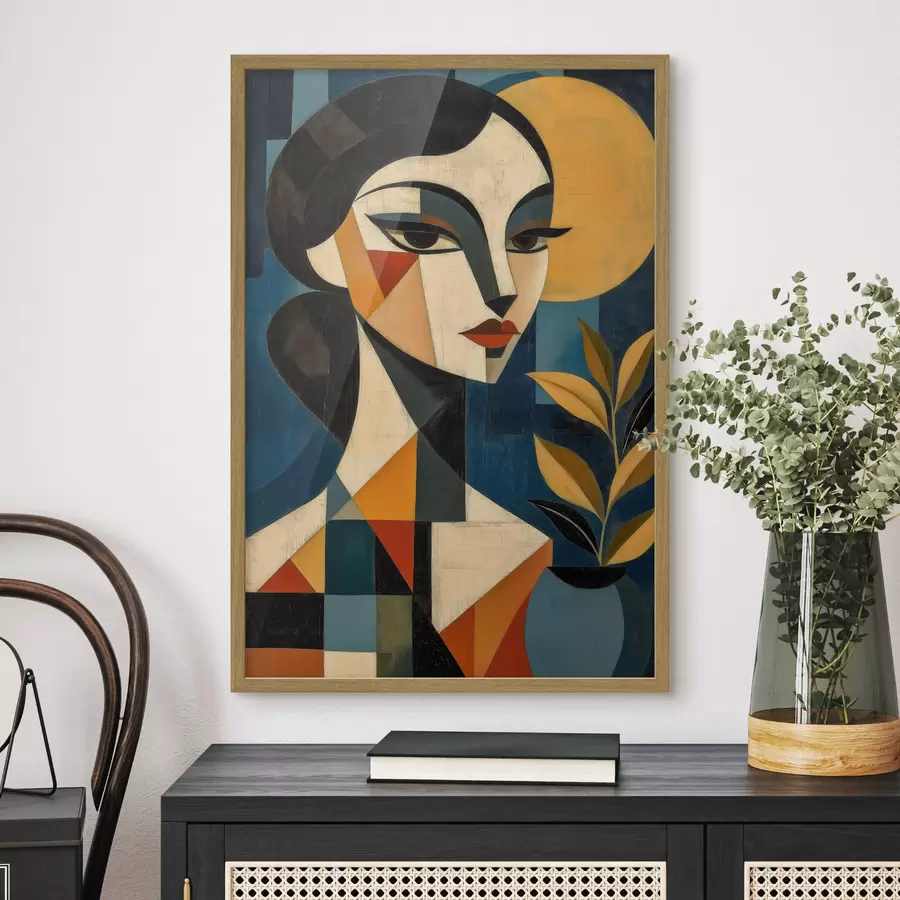 fotószőnyeg Geometriai profil f51011