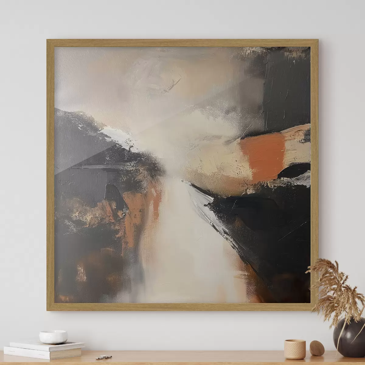 Plakát a sziklán Absztrakció f51015