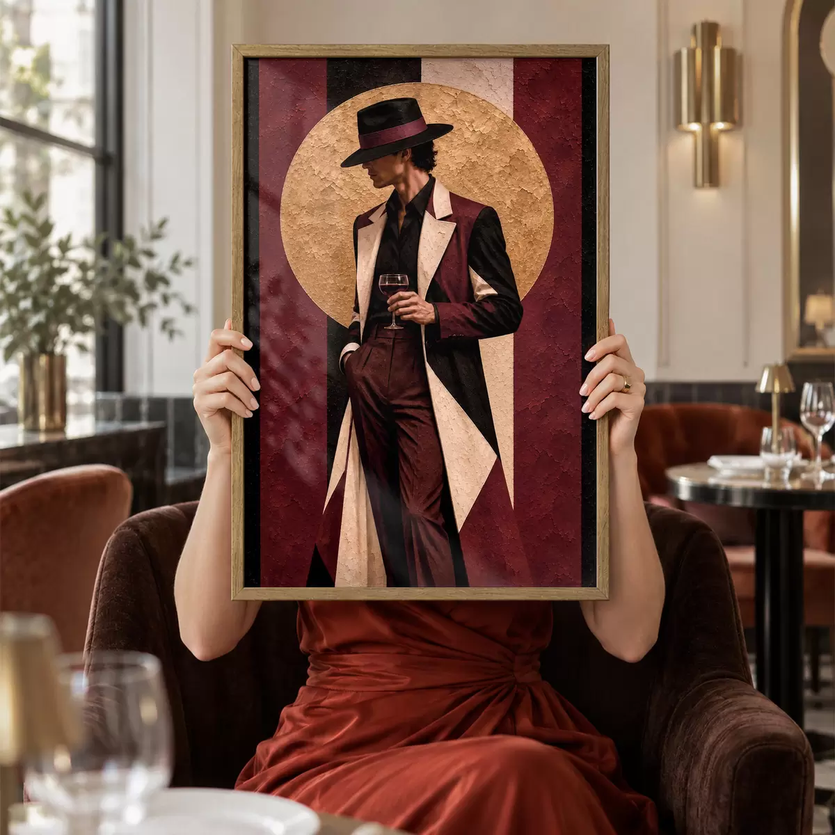 Plakát a sziklán Stílusos elegancia vintage hangulattal f50886