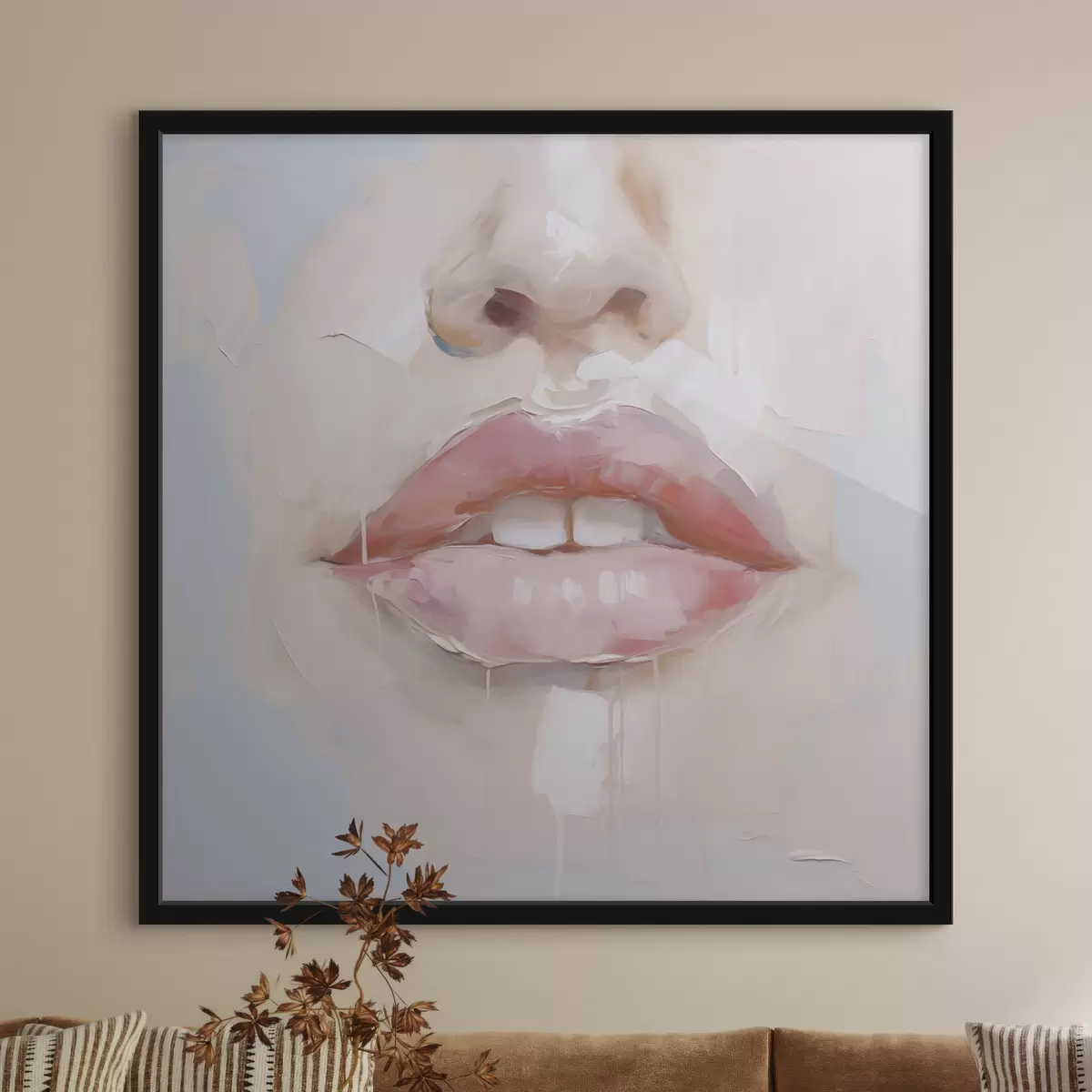Plakát a sziklán Ajak, egy festmény utánzata f51138