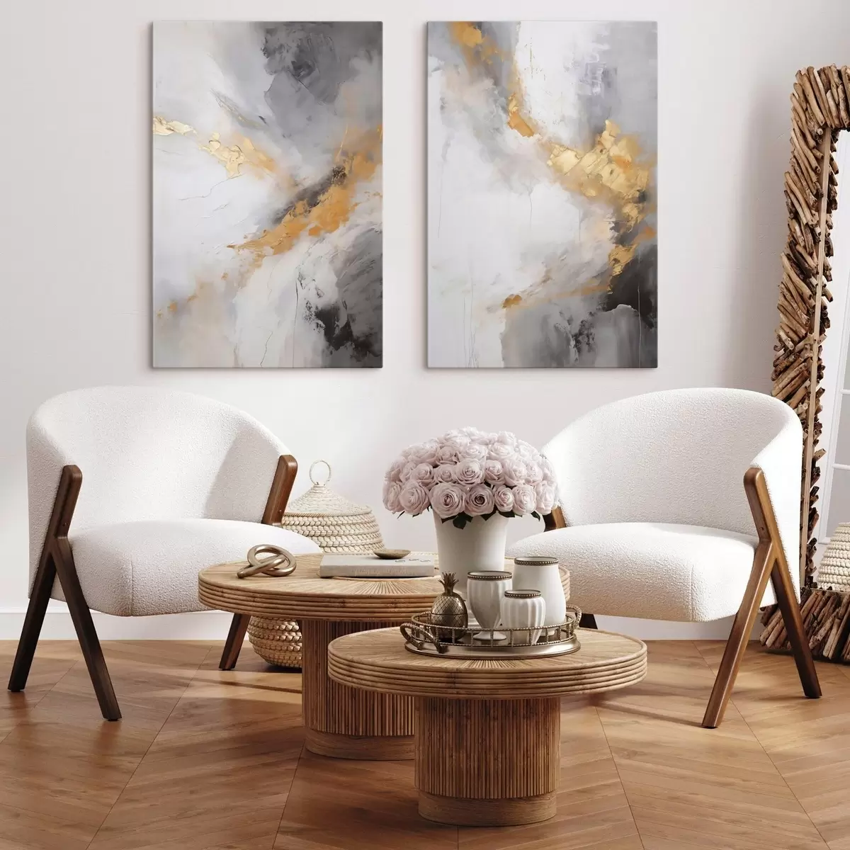 fotótapéta Modern absztrakció, a festészet utánzása m31102