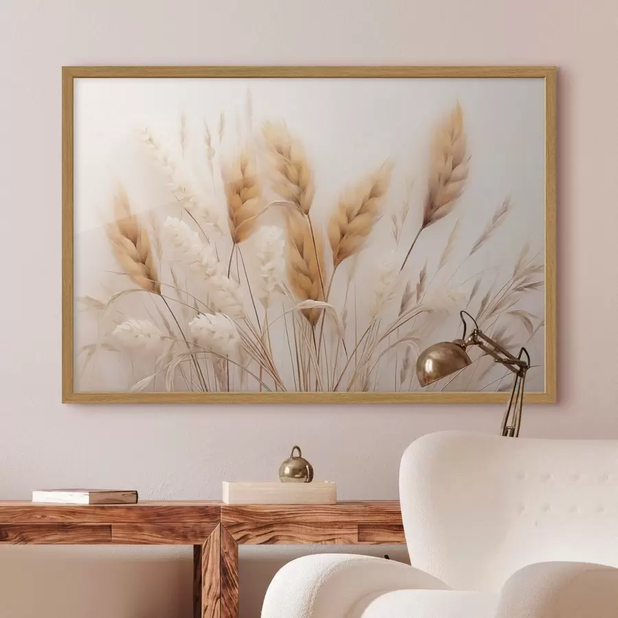 fotószőnyeg Puha pampasfű öko stílusban f51093