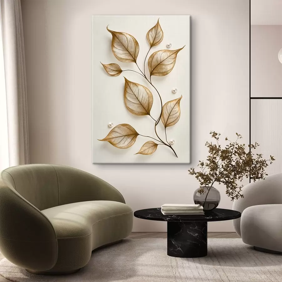 fotószőnyeg Elegáns növényi ág s50866