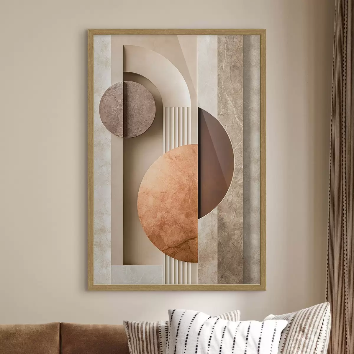 Plakát a sziklán Modern absztrakt geometria f51282