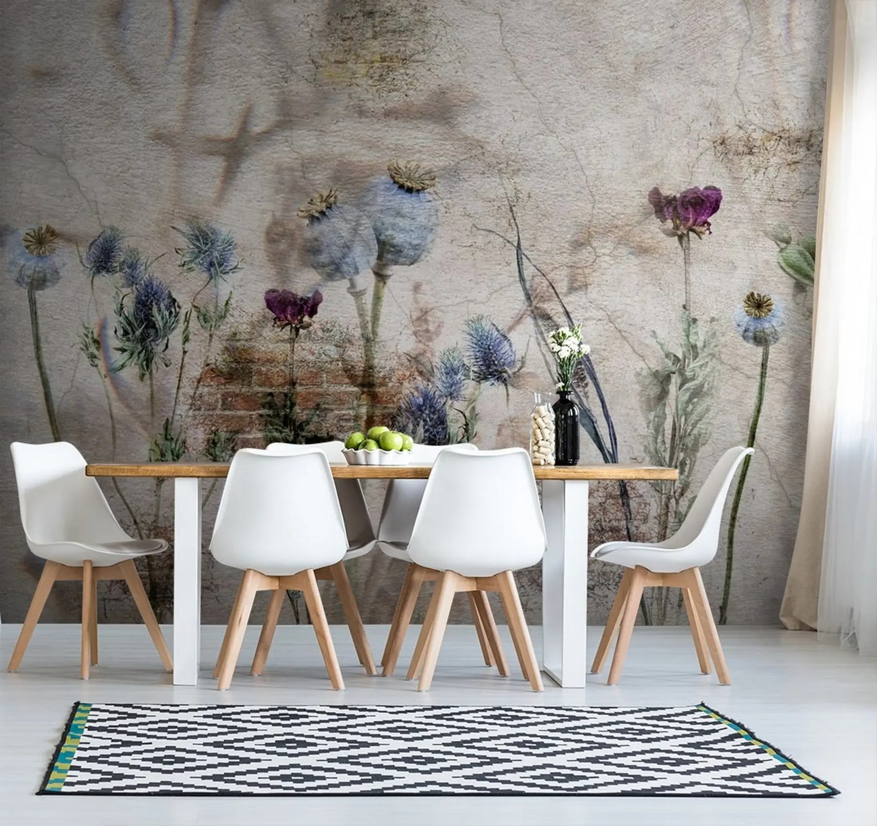 fotószőnyeg Virágok és gyógynövények u72771