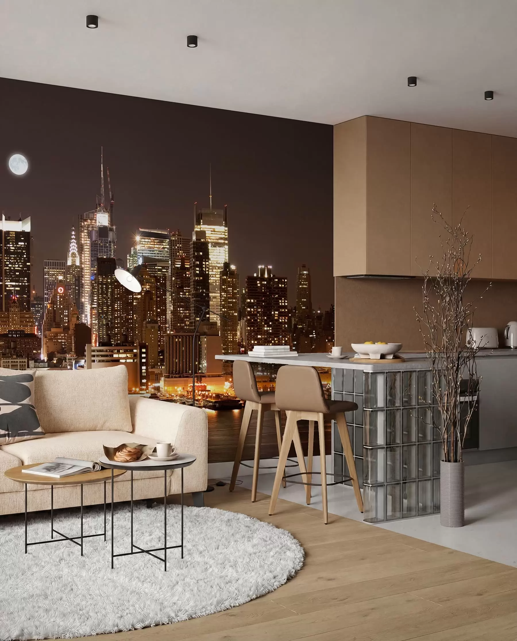 fotószőnyeg New York-i vízpart u57923