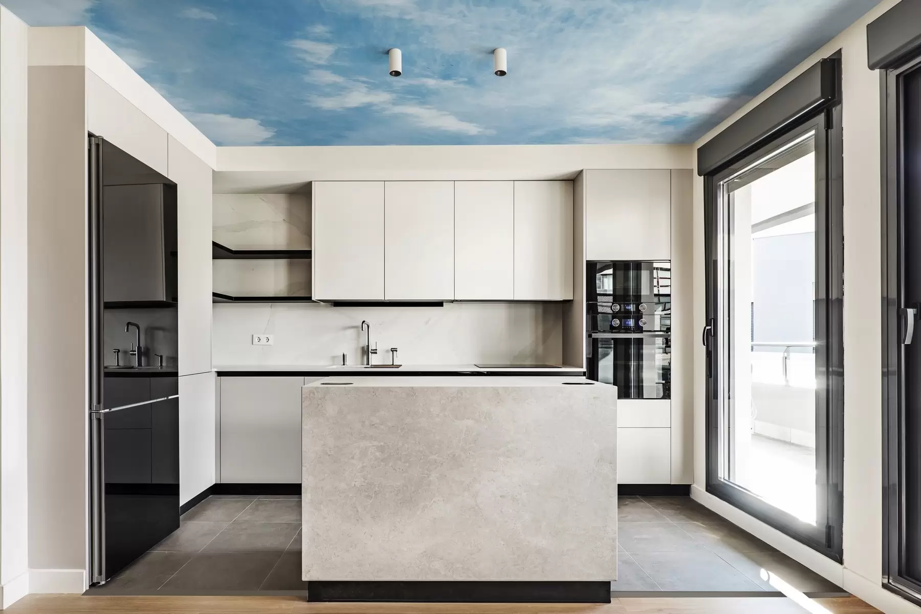 fotószőnyeg Felhők, kék ég u21064