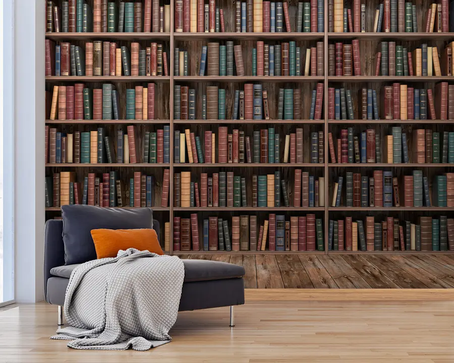 fotószőnyeg Lenyűgöző könyvtár u93501