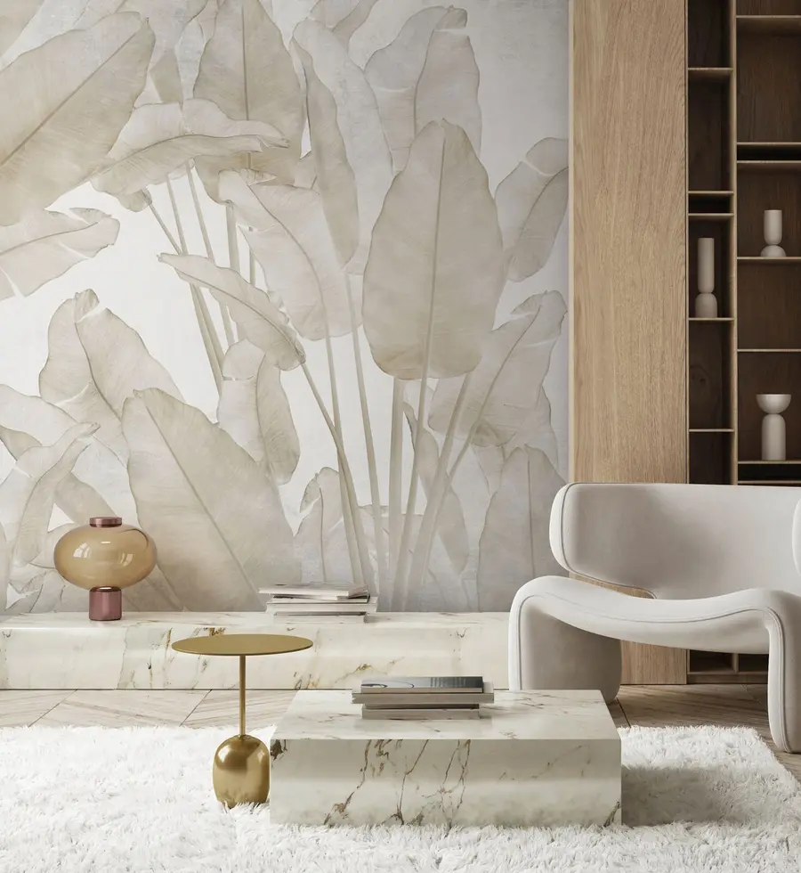 fotószőnyeg Banánlevelek trend u73963