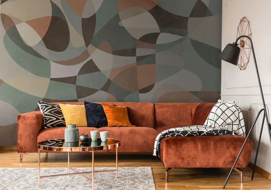fotószőnyeg Geometriai retro trend u73971